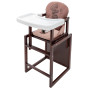 Стульчик- трансформер Babyroom Винни-220 тонированный пластиковая столешница  шоколад-капучино (мишка и звезда)