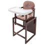 Стульчик- трансформер Babyroom Винни-220 тонированный пластиковая столешница  шоколад-капучино (мишка с будильником)