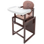 Стульчик- трансформер Babyroom Винни-220 тонированный пластиковая столешница  шоколад-капучино (мишка с сердцем)