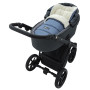 Зимний конверт Babyroom Wool №20 c удлинением  jeans blue (синий)