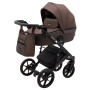 Коляска 2 в 1 Bair Marcel Light BML-02 шоколад - шоколадная кожа