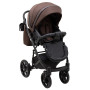 Коляска 2 в 1 Bair Marcel Light BML-02 шоколад - шоколадная кожа