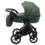 Коляска 2 в 1 Bair Marcel Light BML-04 зелений - зелена шкіра
