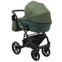 Коляска 2 в 1 Bair Marcel Light BML-04 зелений - зелена шкіра
