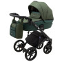 Коляска 2 в 1 Bair Marcel Light BML-04 зелений - зелена шкіра