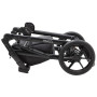 Коляска 2 в 1 Bair Marcel Light BML-05 графит - графитовая кожа