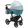 Коляска 2 в 1 Bair Marcel Light BML-09 блакитний - блакитна шкіра