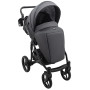 Коляска 2 в 1 Bair City Soft 37 черный/графит