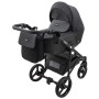 Коляска 2 в 1 Bair City Soft 452 черный