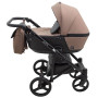Коляска 2 в 1 Bair City Soft 273 капучіно/чорний