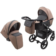 Коляска 2 в 1 Bair City Soft 273 капучино/черный