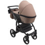 Коляска 2 в 1 Bair City Soft 273 капучіно/чорний