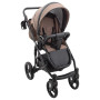 Коляска 2 в 1 Bair City Soft 273 капучіно/чорний