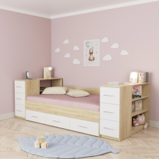 Детская кровать с тумбами по бокам ДК 246