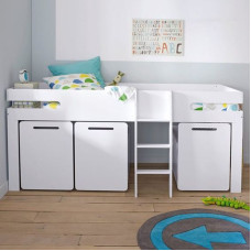 Детская невысокая кровать чердак ДКН 54