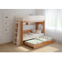Детская выдвижная кровать чердак для троих детей ВКТ 5