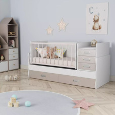 Детская кроватка для новорожденного 3 в 1 дм 053