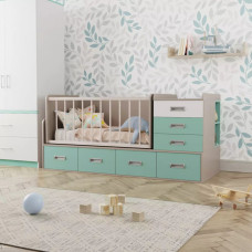 Детская комбо кровать для новорожденных 3 в 1 ДМ 506 А