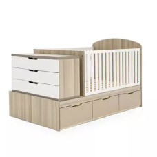 Детская комбо кровать для новорожденных 3 в 1 ДМ 538
