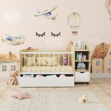 Детская комбо кровать для новорожденных ДМ 608 А