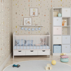 Детская комбо кровать для новорожденных ДМ 609 А