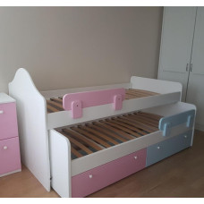 Детская выкатная кроватка для двоих детей ВКД 4