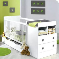 Кроватка для новорожденного ребенка с комодом ИНСТ 15