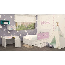 Односпальная кровать со столом и стульчиком ИНСТ 540