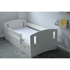 Детская односпальная кроватка с ящиками