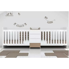 Кроватка для двоих новорожденных КД 153