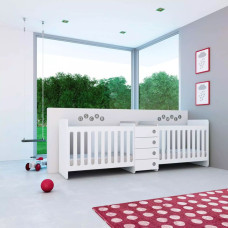Кроватка для двоих новорожденных КД 154