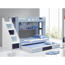 Детская выдвижная кровать чердак для троих детей ВКТ 4