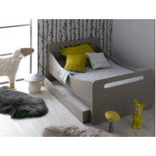 Одноярусная детская кровать с выдвижным ящиком ОДК 256