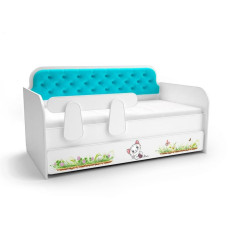 Кровать с мягкой спинкой КМС 21