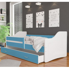 Одноярусная детская кроватка с большим бельевым ящиком внизу  ОДК 126