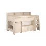 Ліжко горище з висувними ящиками та шафкою ДМ 565