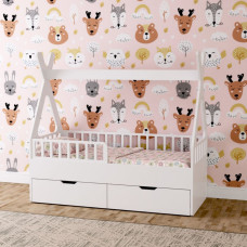 Кровать Вигвам с ящиками КВОЯ 17