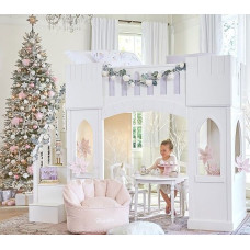 Детская кровать чердак «Замок» ДКЗ 10