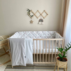 Комплект постельного белья Baby Dream Stars розовый