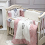 Комплект постільної білизни De Lux запорошена троянда