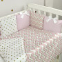 Комплект постельного белья Shine розовый зигзаг