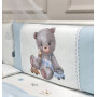 Комплект постельного белья Kids toys Мишка голубой