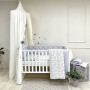 Комплект постельного белья Baby Mix Скандинавские бутоны