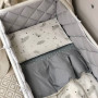Комплект постельного белья Baby Mix Облако серое с луной