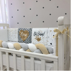 Бортики Арт Дизайн Oh Baby + простирадлостандарт/овал