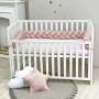 Бортик Коса пудра (2,2 м, круг или 3 стороны кровати)