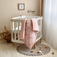 Плед-конверт с одеялом Бабочки 78х100