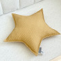 Подушка декор "Звездочка" вафля горчица