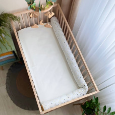 Валик "Nordic" Горошки горчица 65*30 см