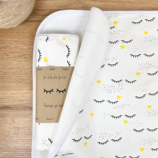 Пеленка непромокаемая Глазки 50х80